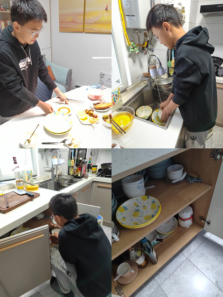 图片4：七年级九班赵泽凯在刷洗碗筷.jpg